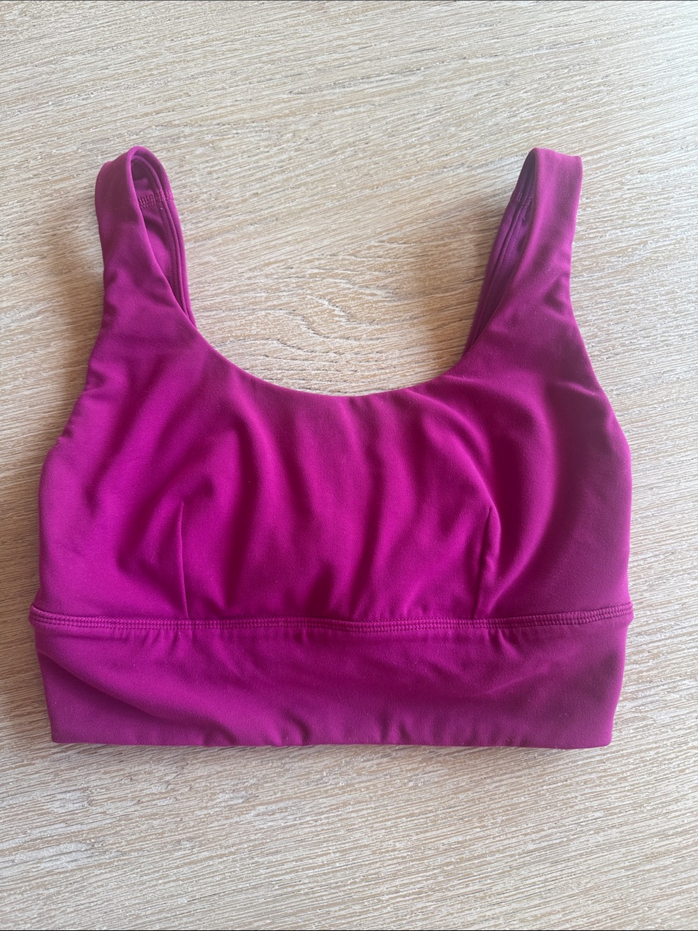 lululemon athletica Deep Pink Scoop Sports Bra